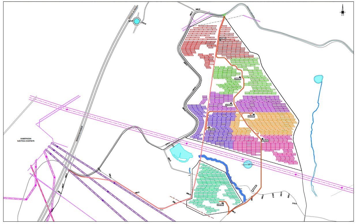 Plano de Implantación Almaraz 1